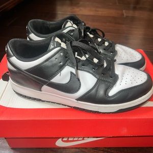 Nike black and white dunks